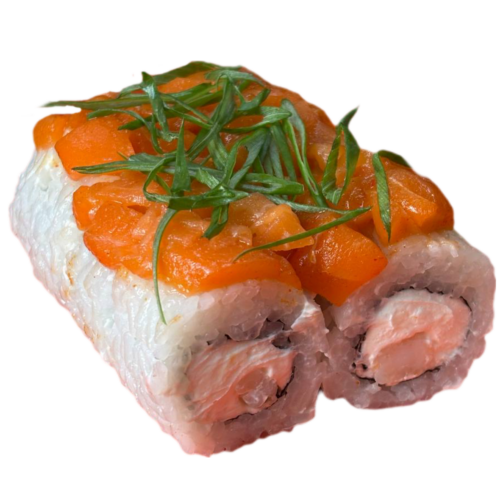 Спайси салмон с креветкой
