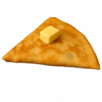 Большой блин с маслом